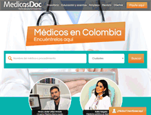 Tablet Screenshot of medicosdoc.com